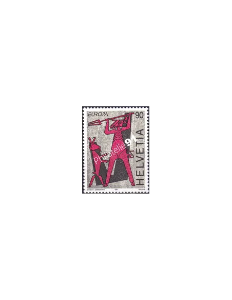Timbre de Suisse n° 1543, collection timbres Europe