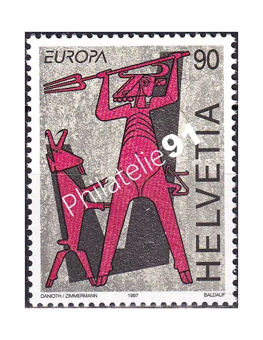 Timbre de Suisse n° 1543, collection timbres Europe