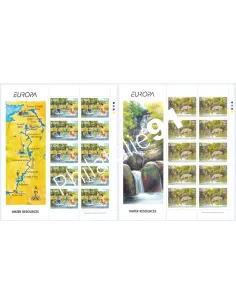 Irlande, n° 1345 à 1346, en 2 Feuilles, collection timbres Europe