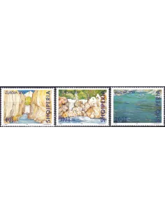 Albanie, n° 2538 à 2540, collection timbres Europe