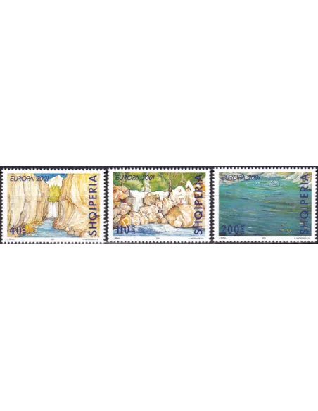 Albanie, n° 2538 à 2540, collection timbres Europe