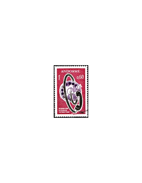 Timbre neuf d'Andorre Français n° 182 - Thématique : communication
