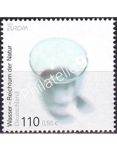 Timbre d'Allemagne n° 2017, L'eau, collection timbres Europe