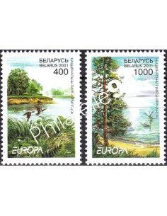 Biélorussie, n° 370 à 371, collection timbres Europe