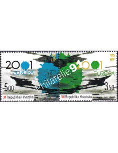 Timbres de Croatie n° 537 à 538, en paire, collection timbres Europe