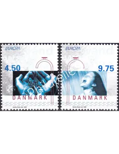 Danemark, n° 1280 à 1281, collection timbres Europe