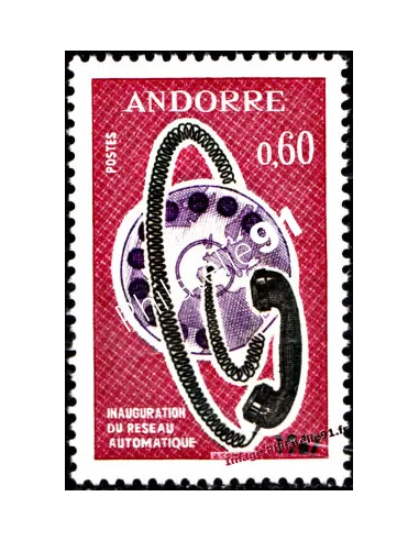 Timbre neuf d'Andorre Français n° 182 - Thématique : communication