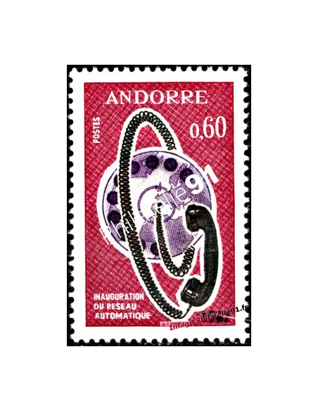 Timbre neuf d'Andorre Français n° 182 - Thématique : communication