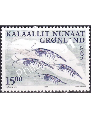 Groenland, n° 345, collection timbres Europe