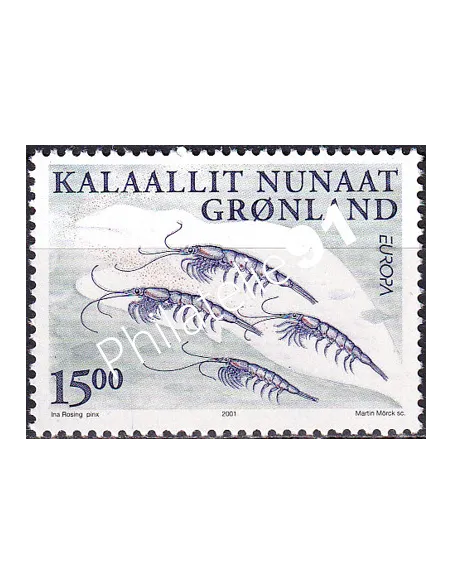 Groenland, n° 345, collection timbres Europe