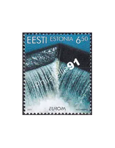 Estonie, n° 385, collection timbres Europe