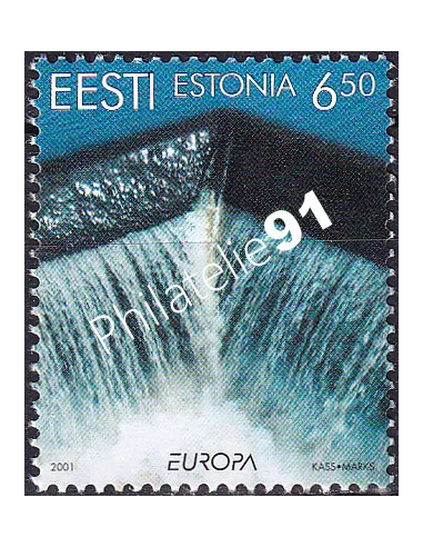 Estonie, n° 385, collection timbres Europe