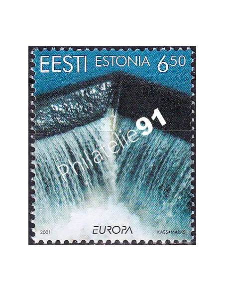 Estonie, n° 385, collection timbres Europe