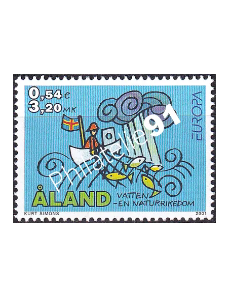 Aland, n° 191, collection timbres Europe