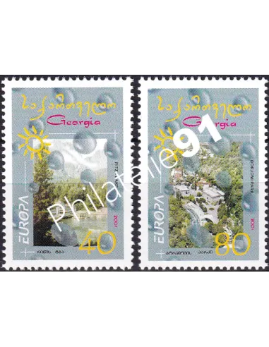 Géorgie, n° 295 à 296, collection timbres Europe