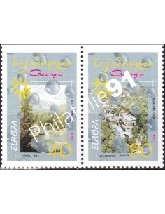 Géorgie, n° 295a à 296a, Paire de carnet, collection timbres Europe
