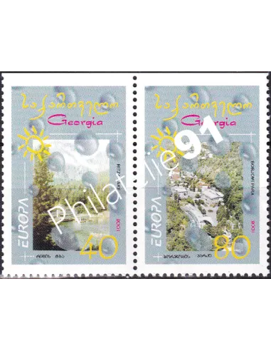 Géorgie, n° 295a à 296a, Paire de carnet, collection timbres Europe
