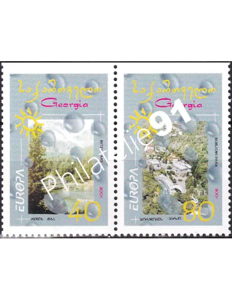 Géorgie, n° 295a à 296a, Paire de carnet, collection timbres Europe