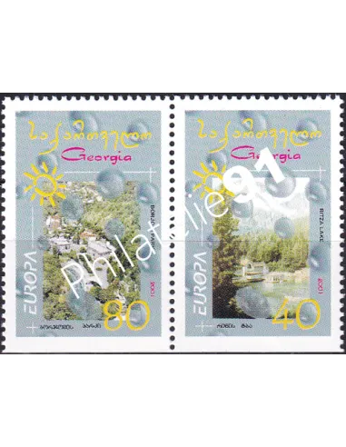 Géorgie, n° 295b à 296b, Paire de carnet, collection timbres Europe
