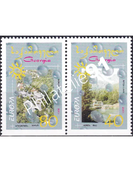 Géorgie, n° 295b à 296b, Paire de carnet, collection timbres Europe