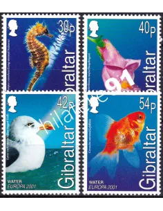 Gibraltar, n° 963 à 966, collection timbres Europe