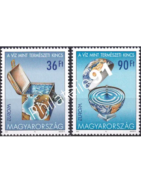 Hongrie, n° 3789 à 3790, collection timbres Europe