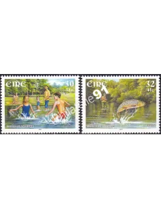 Irlande, n° 1345 à 1346, collection timbres Europe