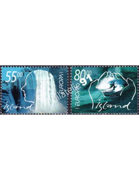 Islande, n° 914 à 915, timbres d'Europe