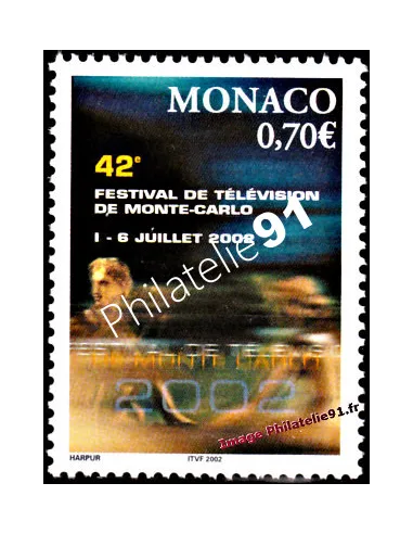 Timbre de Monaco n° 2351 - Thématique : communication