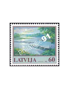 Lettonie, n° 514, collection timbres Europe