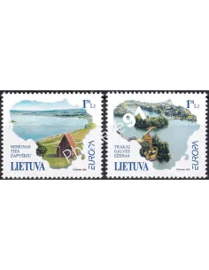 Lituanie, n° 662 à 663, collection timbres Europe
