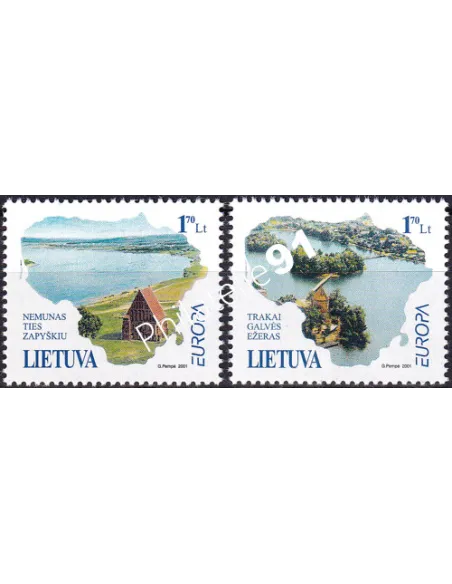 Lituanie, n° 662 à 663, collection timbres Europe