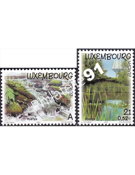 Luxembourg, n° 1474 à 1475, collection timbres Europe