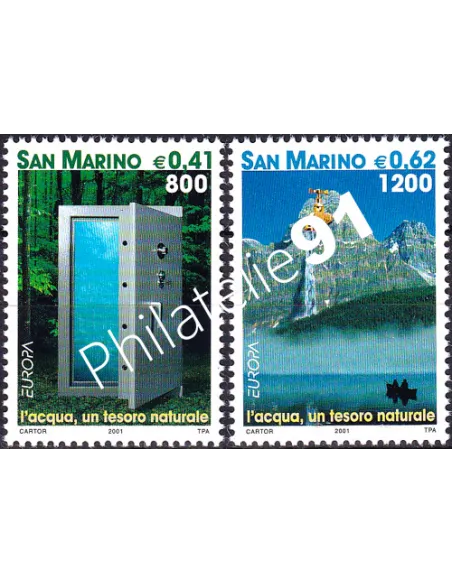 ST-MARIN, n° 1757 à 1758, collection timbres Europe