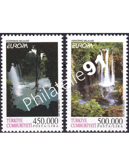Turquie, n° 2989 à 2990, collection timbre Europe