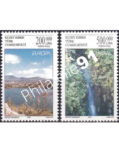 Chypre Turc, n° 499 à 500, EUROPA 2008, collection timbre Europe