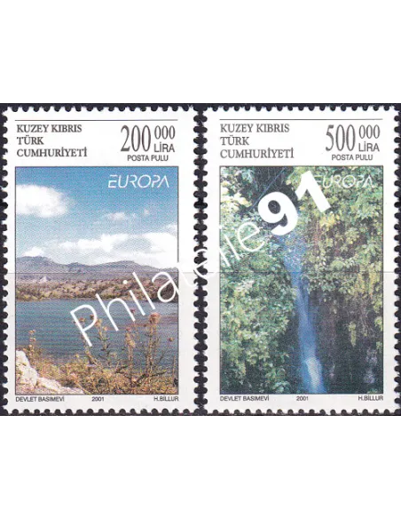 Chypre Turc, n° 499 à 500, EUROPA 2008, collection timbre Europe