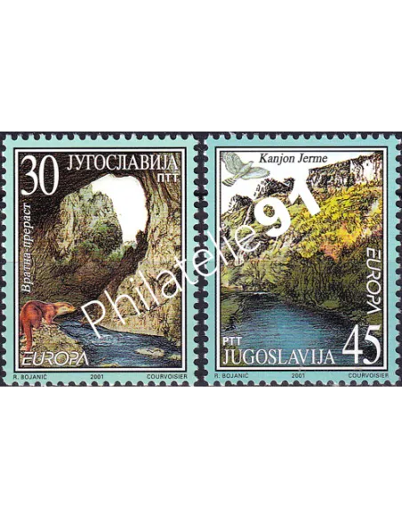 Yougoslavie, n° 2878 à 2879, collection timbres Europe