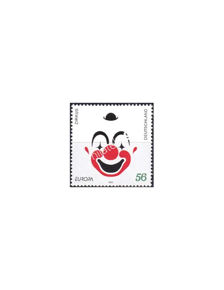 Timbre d'Allemagne n° 2080, Le cirque, collection timbres Europe
