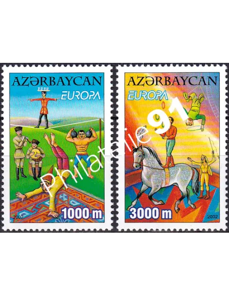 Azerbaïdjan, n° 431 à 432, collection timbres Europe