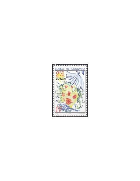 Timbre de Bosnie-Herzégovine n° 372,Le cirque, timbre Europa