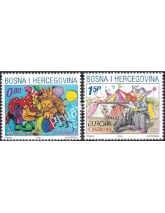 Timbres d'Herceg-Bosna (Rép. Croate) n° 67 à 68, timbres Europa