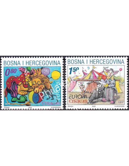 Timbres d'Herceg-Bosna (Rép. Croate) n° 67 à 68, timbres Europa
