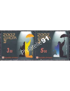 Croatie, n° 575 à 576, en paire, collection timbres Europe