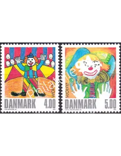 Danemark, n° 1309 à 1310, collection timbres Europe