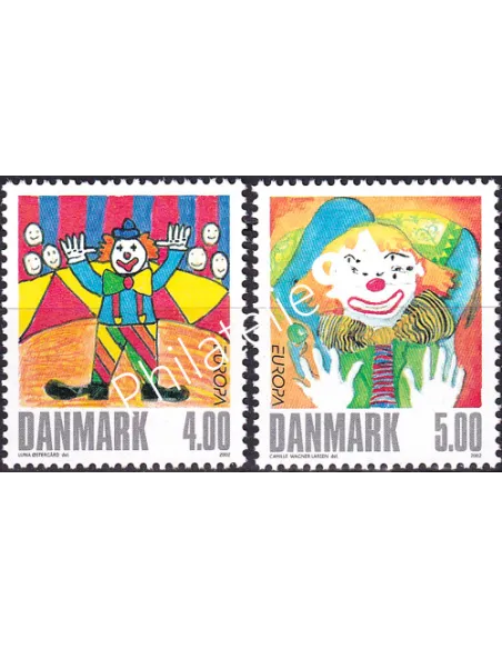 Danemark, n° 1309 à 1310, collection timbres Europe