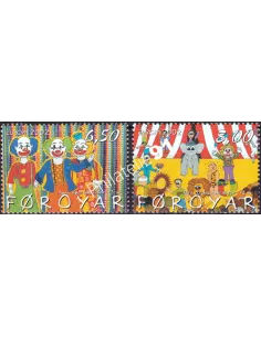 Féroé, n° 419 à 420, collection timbres Europe