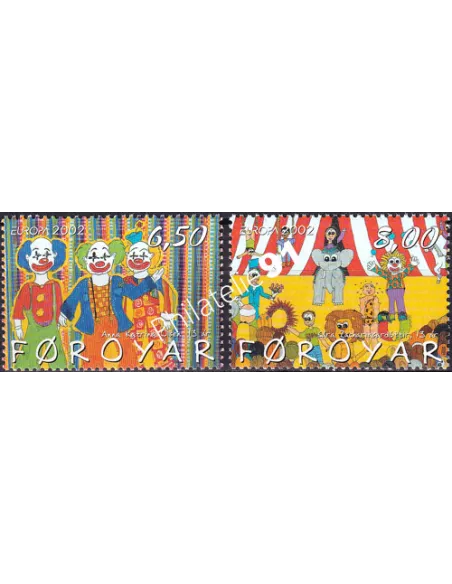 Féroé, n° 419 à 420, collection timbres Europe