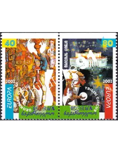Géorgie, n° 299a à 300a, Paire de carnet, collection timbres Europe