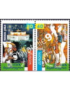 Géorgie, n° 299b à 300b, Paire de carnet, collection timbres Europe